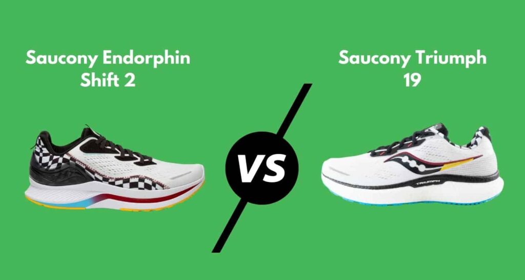Saucony Endorphin Shift vs Triumph comparison