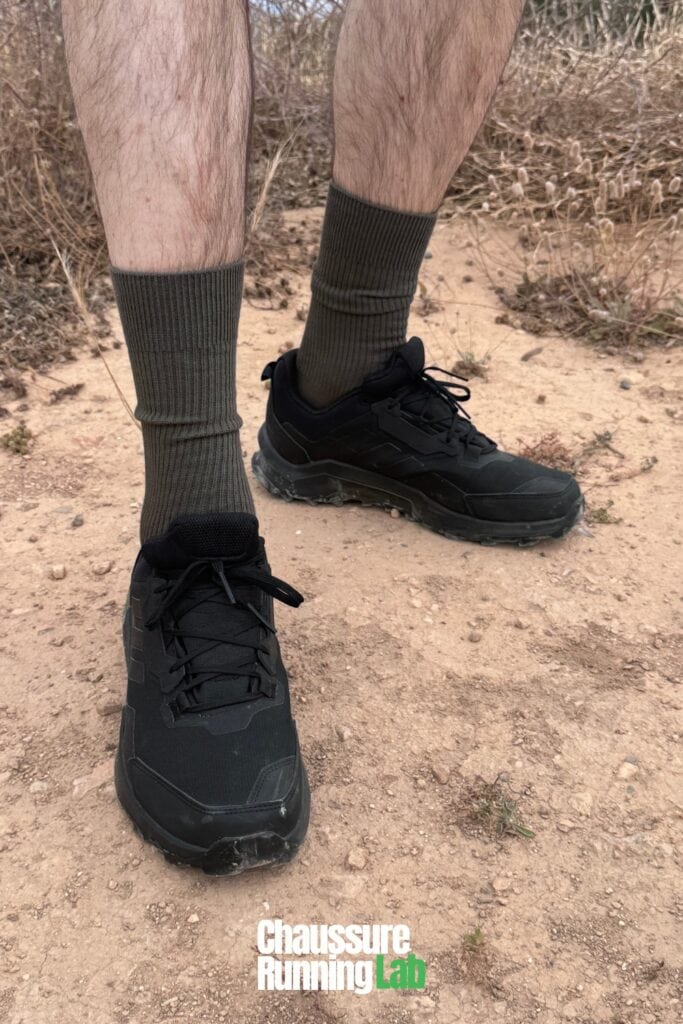 Adidas Terrex AX4 aux pieds