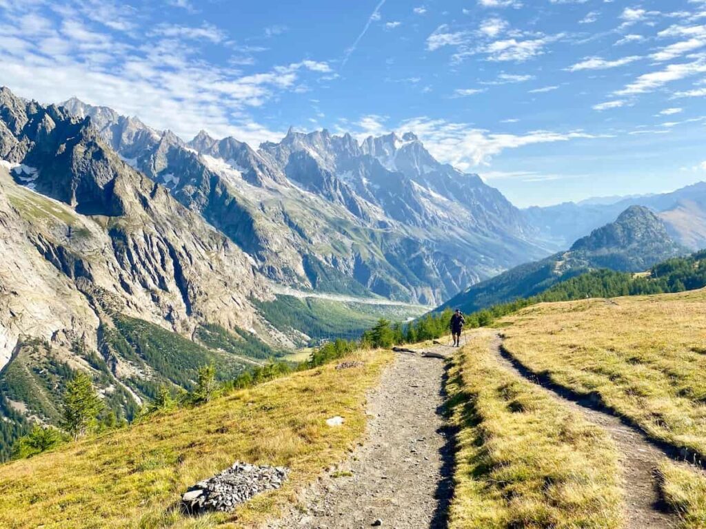 Vallée d'Aoste dans les Alpes (Italie) Alpes sur l'UTMB, l'un des plus beaux trails de France