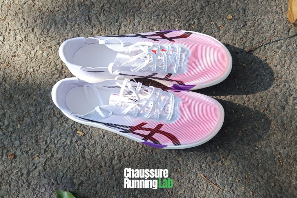 Asics Metaspeed Ray Tokyo vue aérienne
