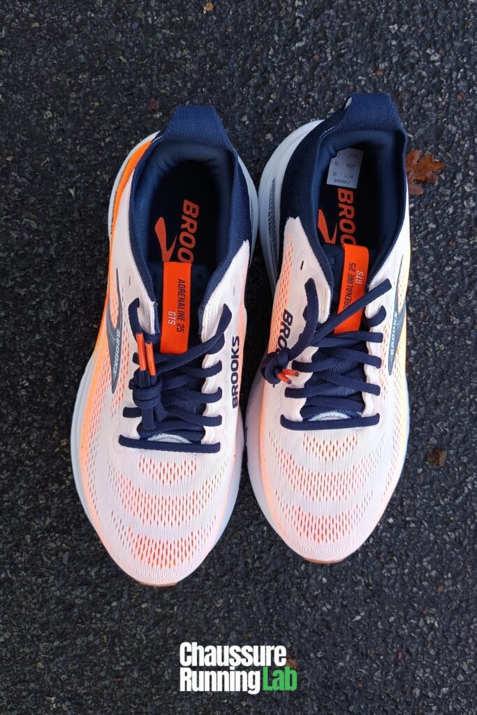 Brooks Adrenaline GTS 25 tige mesh technique