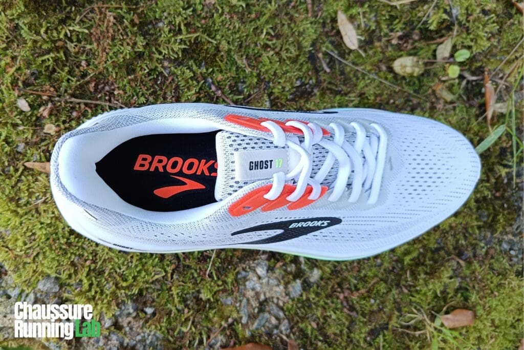 Brooks Ghost 17 tige mesh technique