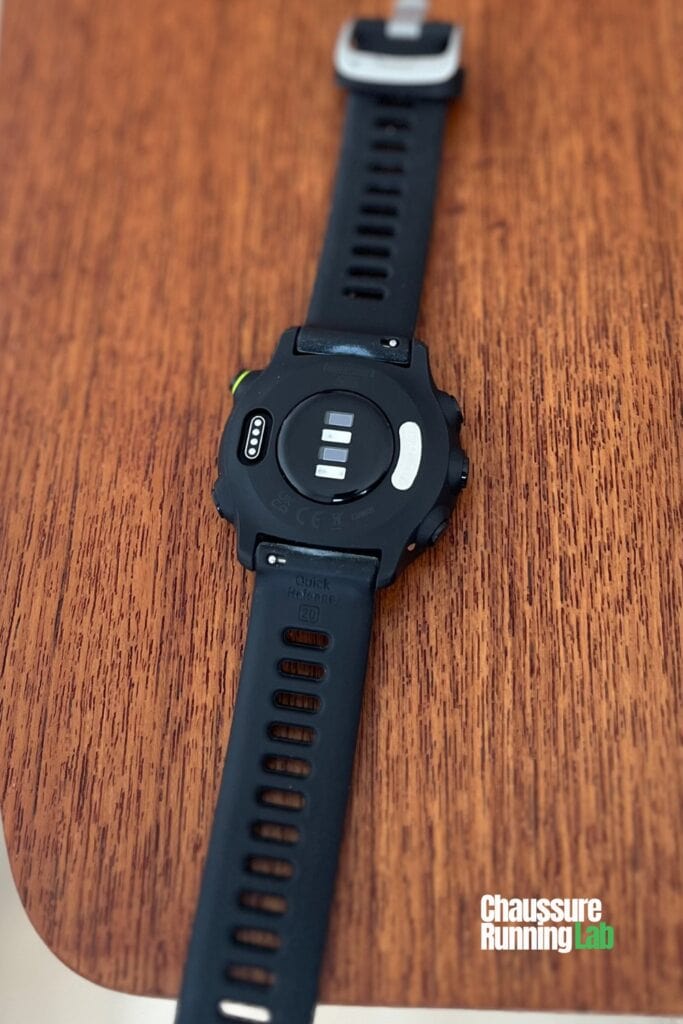 capteur optique de la forerunner 55 pour la fréquence cardiaque