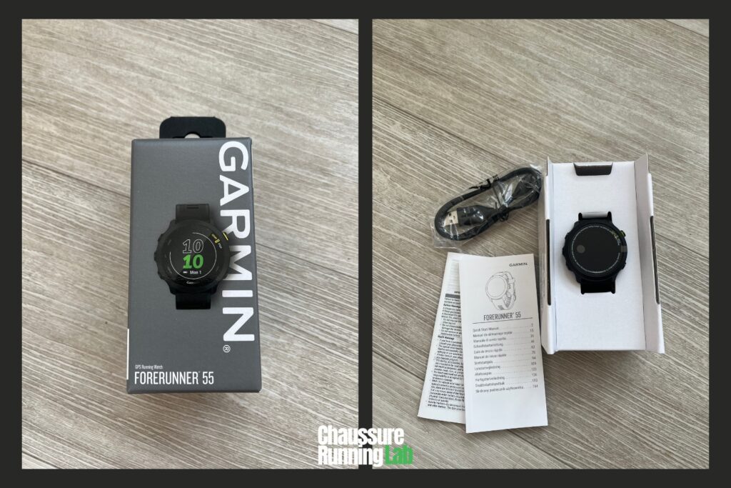 garmin forerunner 55 déballage