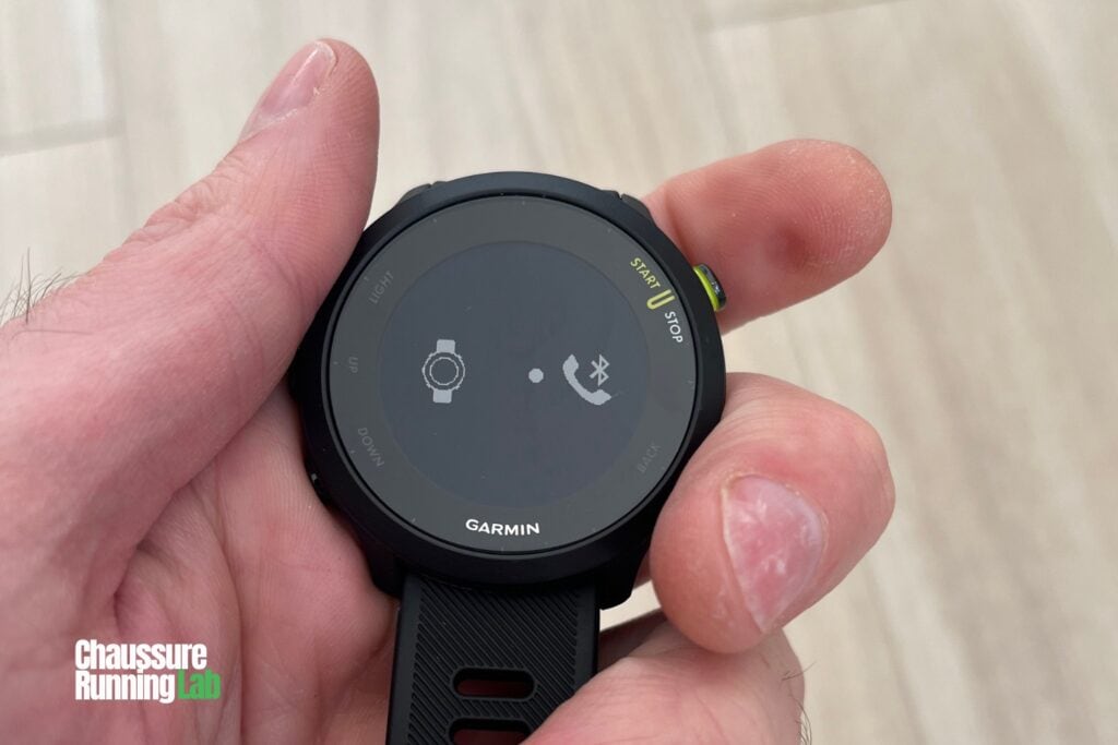 forerunner 55 mise en route