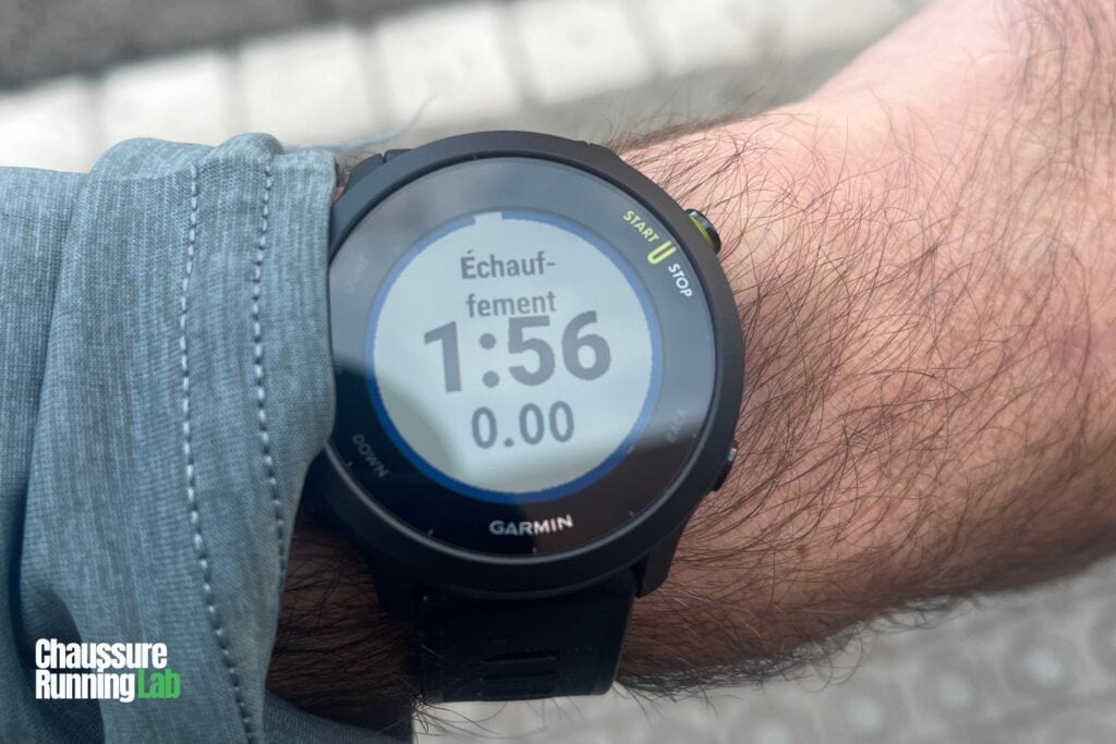 étape entraînement forerunner 55
