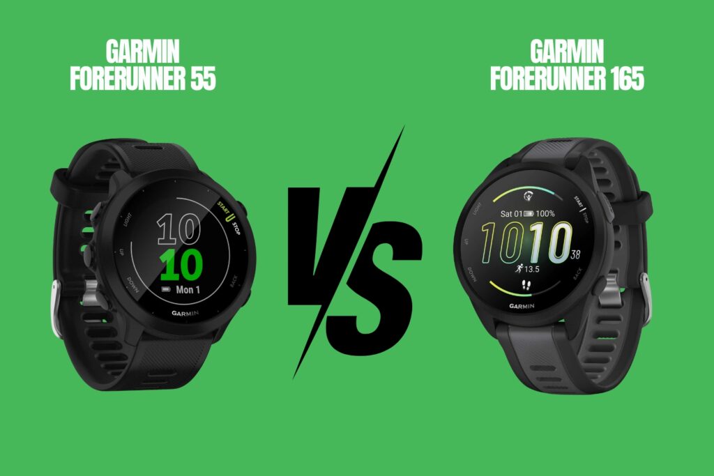 Garmin Forerunner 55 vs 165