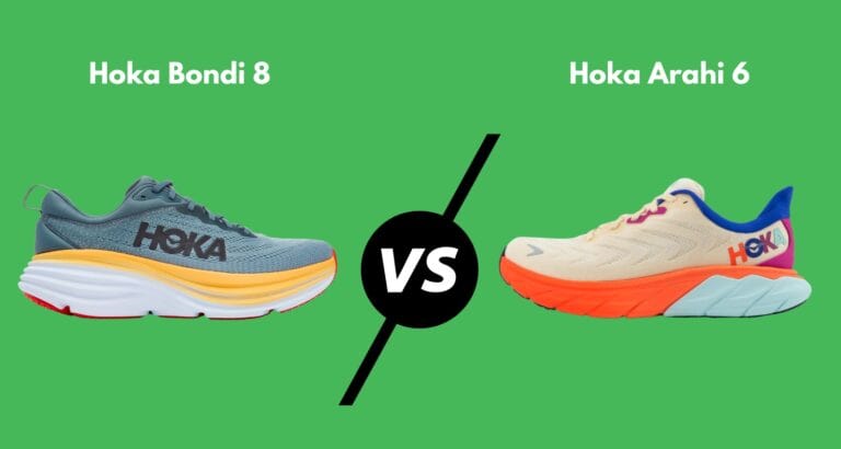 Hoka Bondi 8 vs Arahi 6