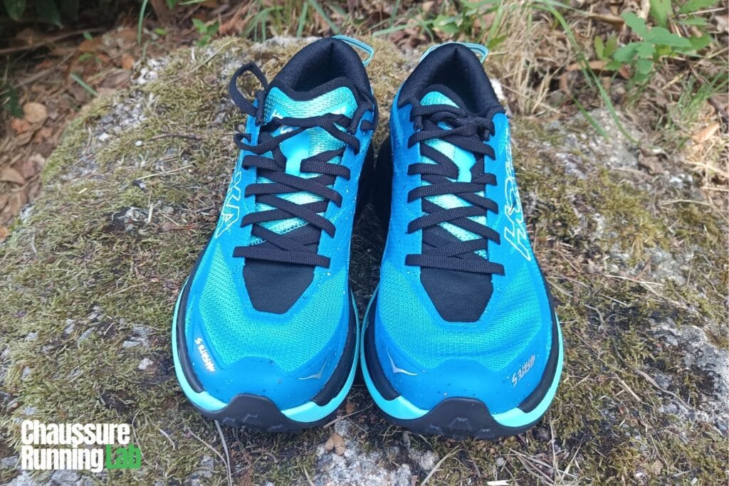Hoka Mafate 5 tige mesh technique