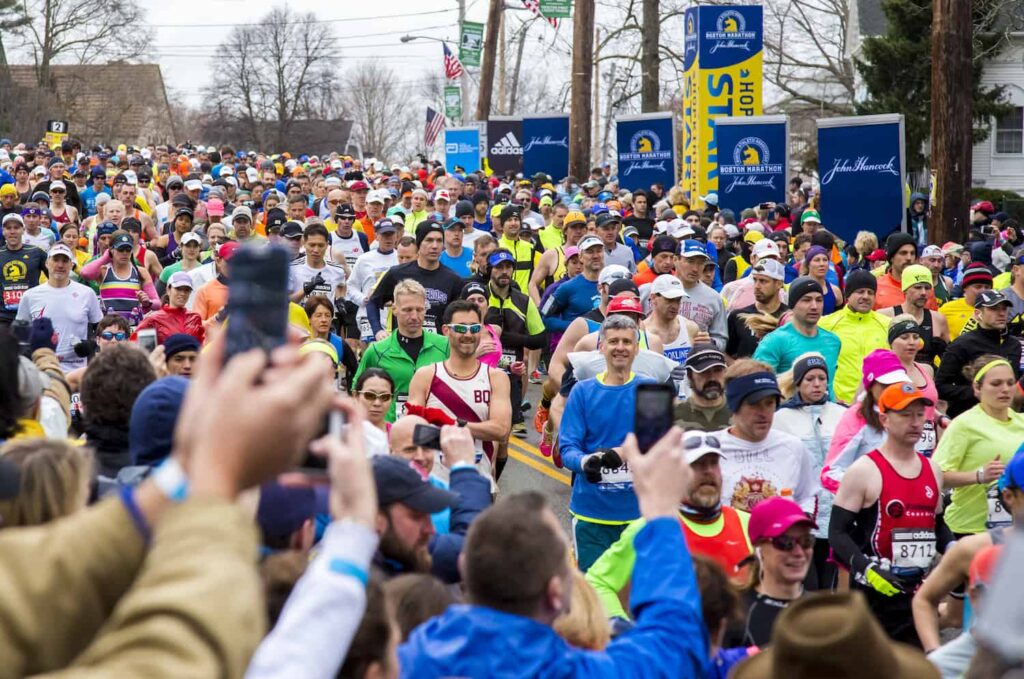marathon boston participants runners