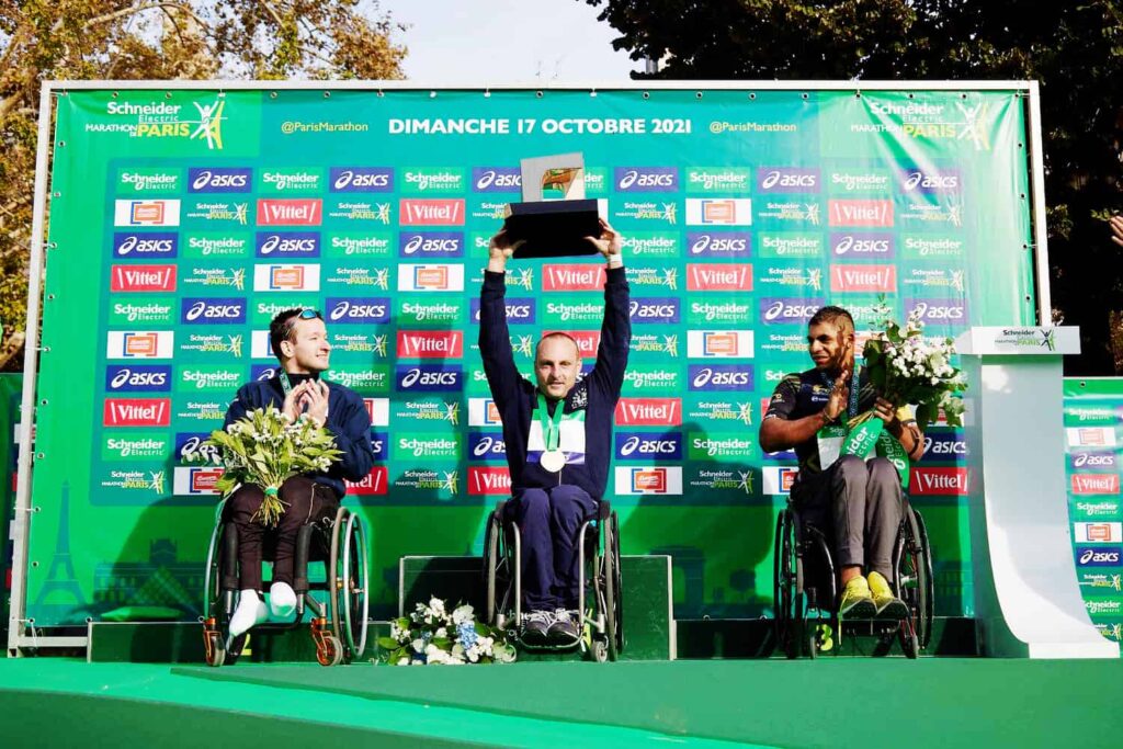 participants fauteuils roulant