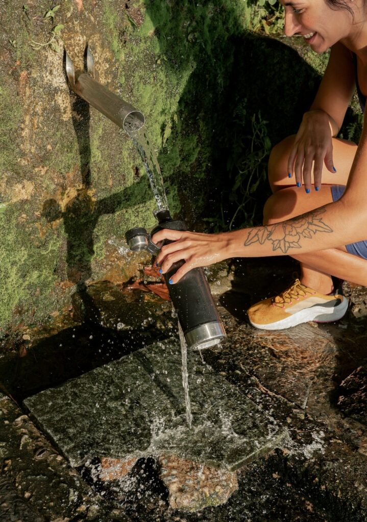 point eau potable pour se rafraichir en milieu de parcours running
