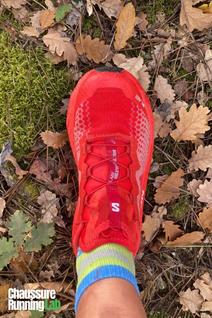salomon s lab ultra glide 1.5 aux pieds