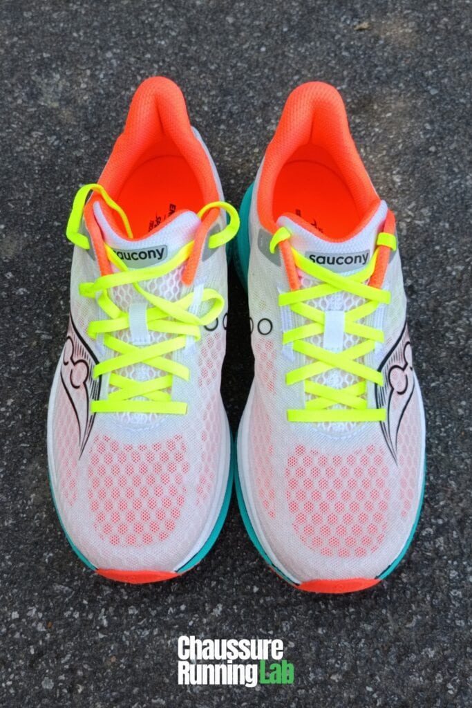 Saucony Endorphin Speed 5 tige mesh technique