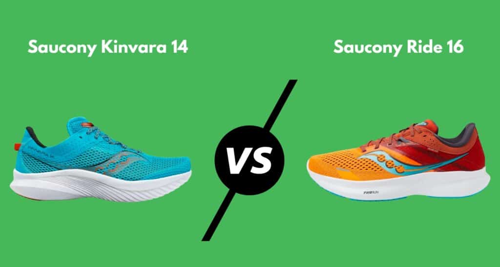 Saucony Kinvara 14 vs Ride 16 laquelle choisir ? (2024)