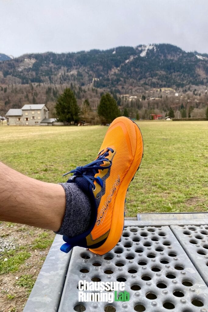 Saucony Peregrine 15 aux pieds