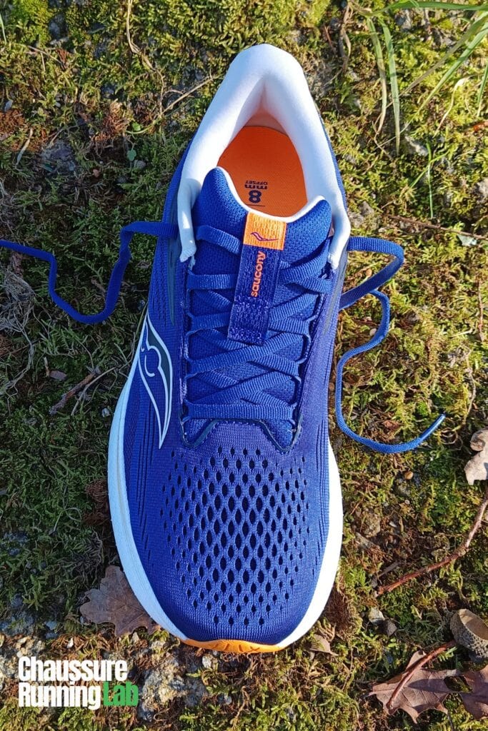 Saucony Ride 18 tige mesh technique