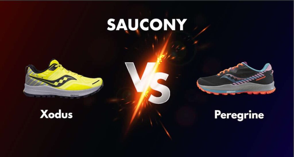 Saucony Xodus vs Peregrine comparaison
