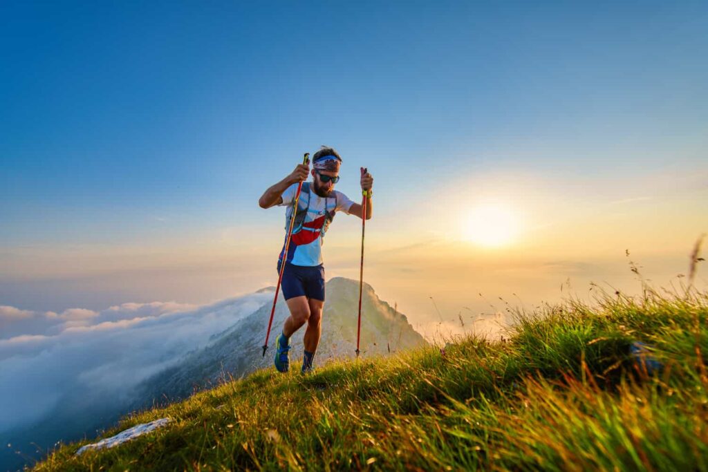 coureur trail milieu naturel
